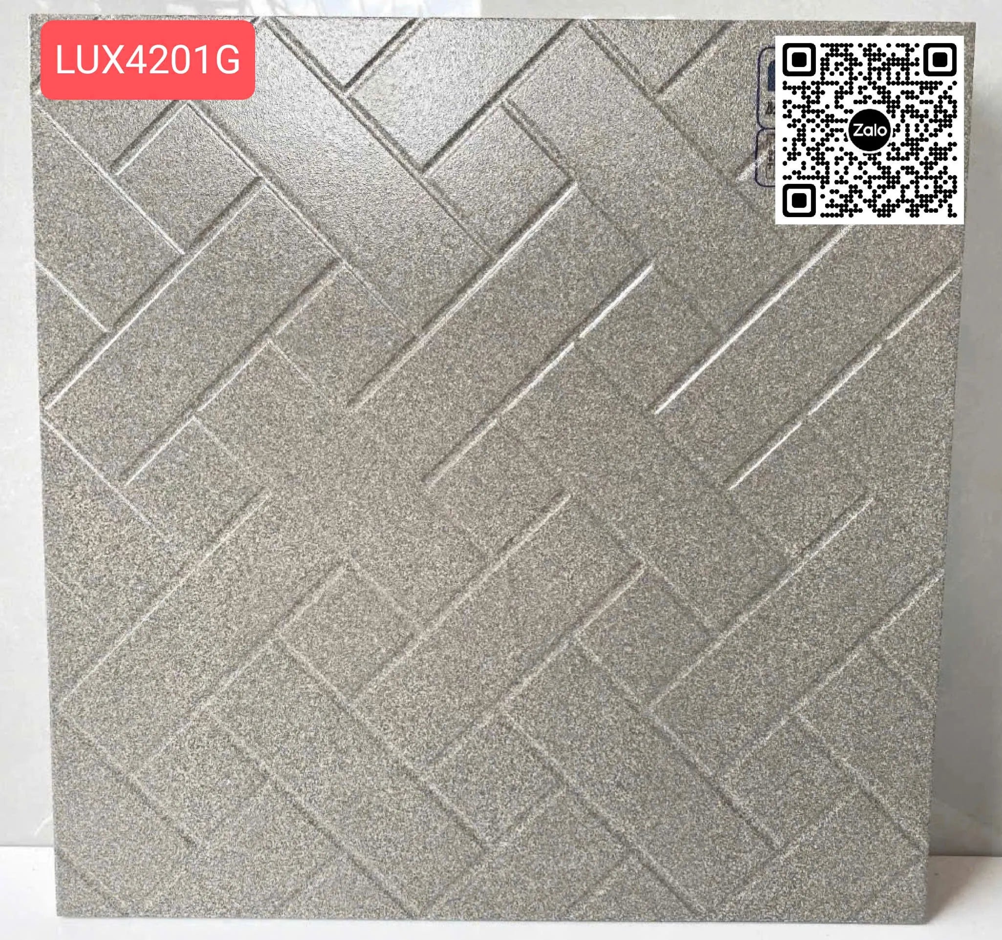 Gạch Đá Mờ 40x40 Ốp Lát Sân Vườn màu xám LUX4201G