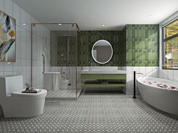 Gạch Mosaic Terrazo INT64