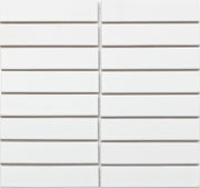 Gạch mosaic trắng mờ vỉ lưới kt 32x145mm 301(3201M)