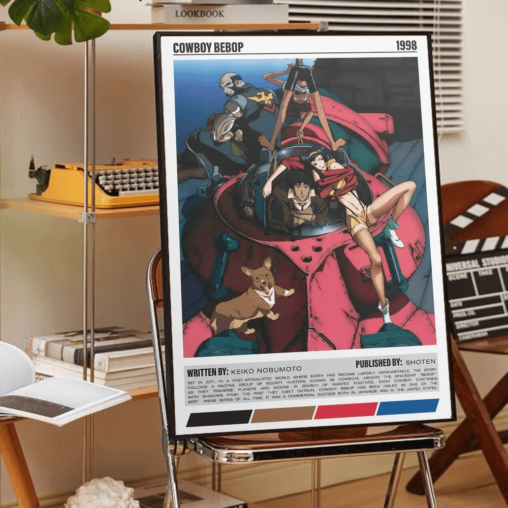 Anime Cowboy Bebop Poster Cao Chống Nước Dán Tường - Daisan Store
