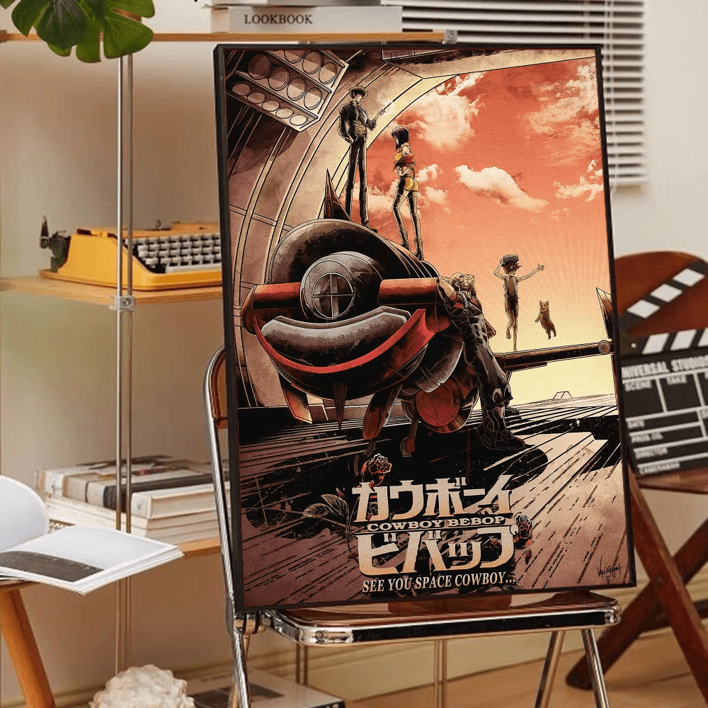 Anime Cowboy Bebop Poster Cao Chống Nước Dán Tường - Daisan Store