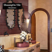 Bán buôn gạch mosaic ốp tường phòng tắm giá rẻ cho dự án tường phòng tắm phòng khách khách sạn sang trọng nhà hàng nhà bếp gạch sứ - Daisan Store