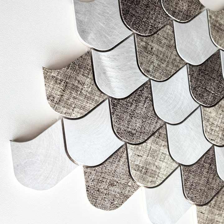 Bán buôn tùy chỉnh thiết kế hiện đại hình thuyền kim loại phun gạch khảm trang trí cho phòng tắm và phòng khách tường - Daisan Store