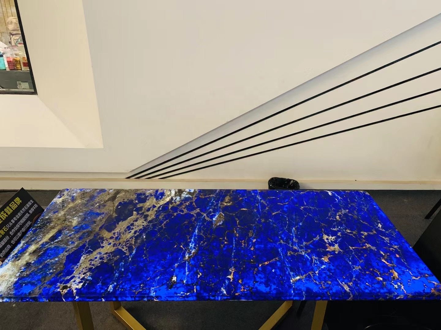 Bàn Cà Phê Đèn LED Đá Quý Sang Trọng Luni - Daisan Store