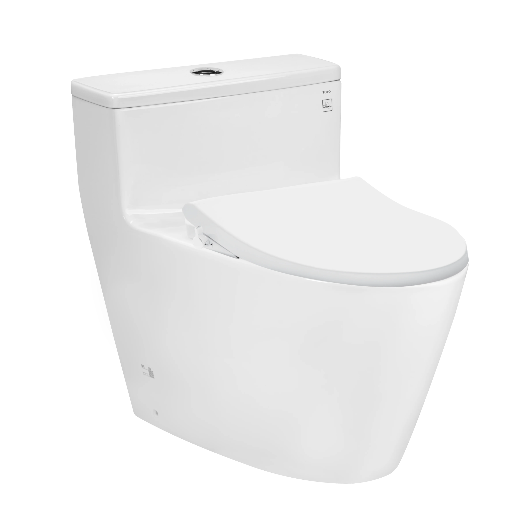 Bàn cầu 1 khối kèm nắp rửa cơ ECOWASHER TCW1211A MS625DE4XW - Daisan Store