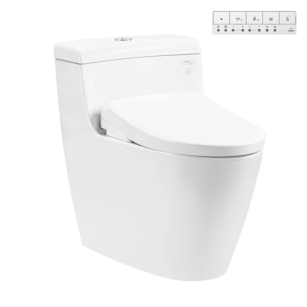 Bàn cầu 1 khối kèm nắp rửa điện tử WASHLET dòng S7 – TCF47360GAA MS636CDRW23XW - Daisan Store