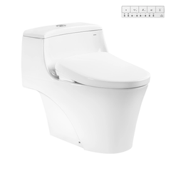 Bàn cầu 1 khối kèm nắp rửa điện tử WASHLET dòng S7 – TCF47360GAA MS823CDRW23XW - Daisan Store