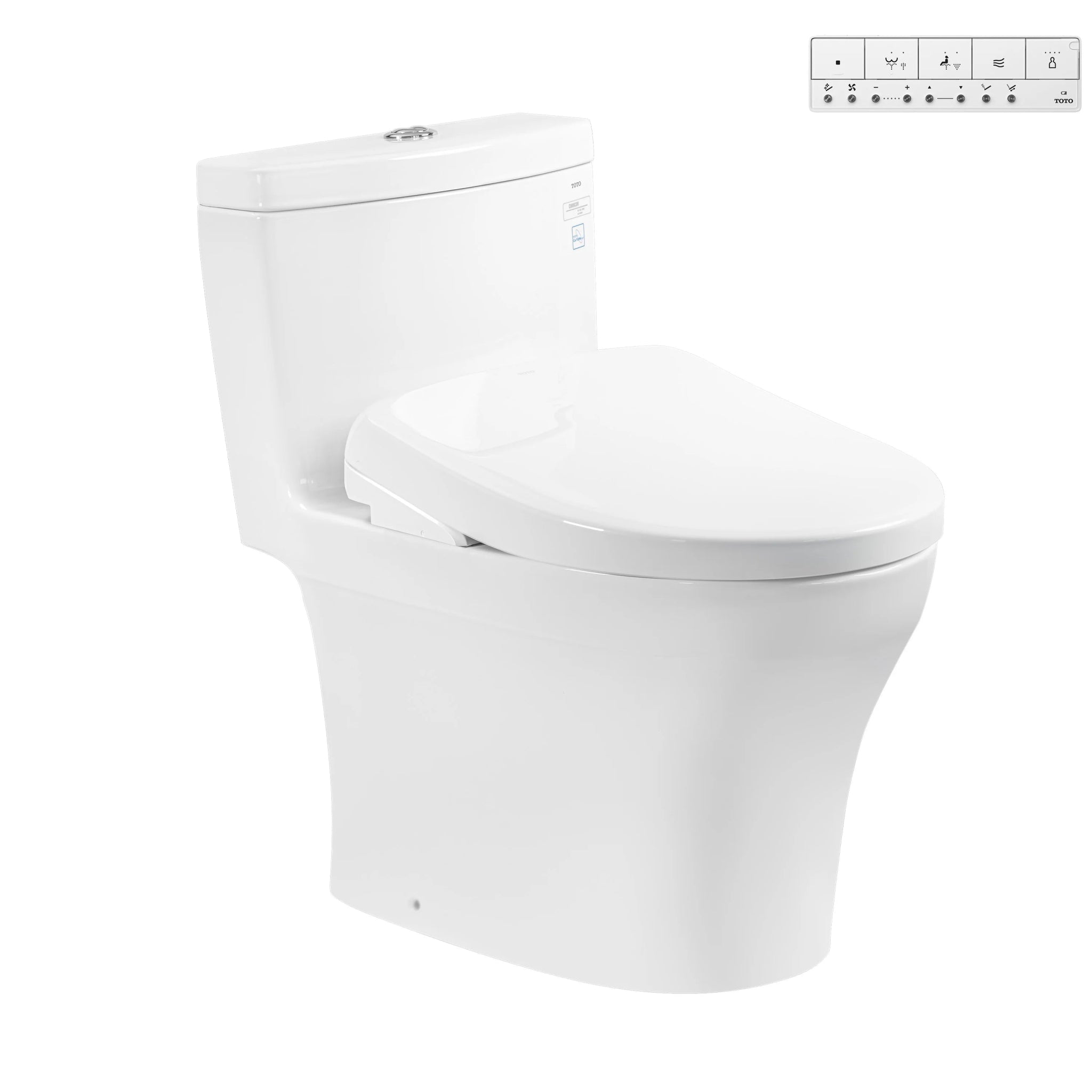 Bàn cầu 1 khối kèm nắp rửa điện tử WASHLET dòng S7 – TCF47360GAA MS887CRW23XW - Daisan Store