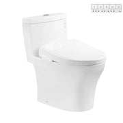 Bàn cầu 1 khối kèm nắp rửa điện tử WASHLET dòng S7 – TCF47360GAA MS889CDRW23XW - Daisan Store