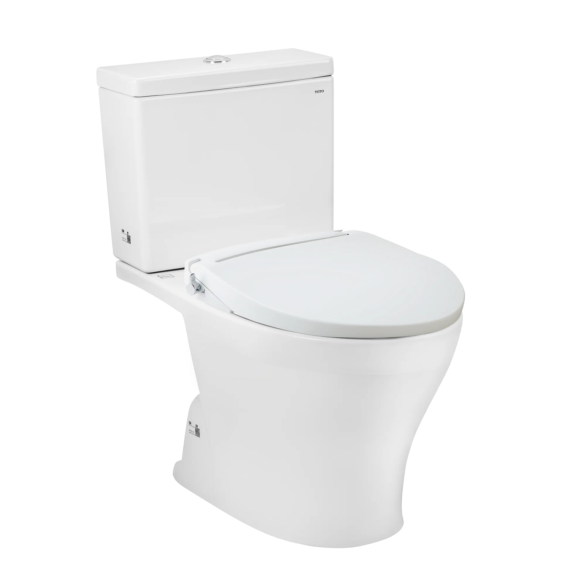 Bàn cầu 2 khối kèm nắp rửa cơ ECOWASHER TCW07S CS326DE2XW - Daisan Store