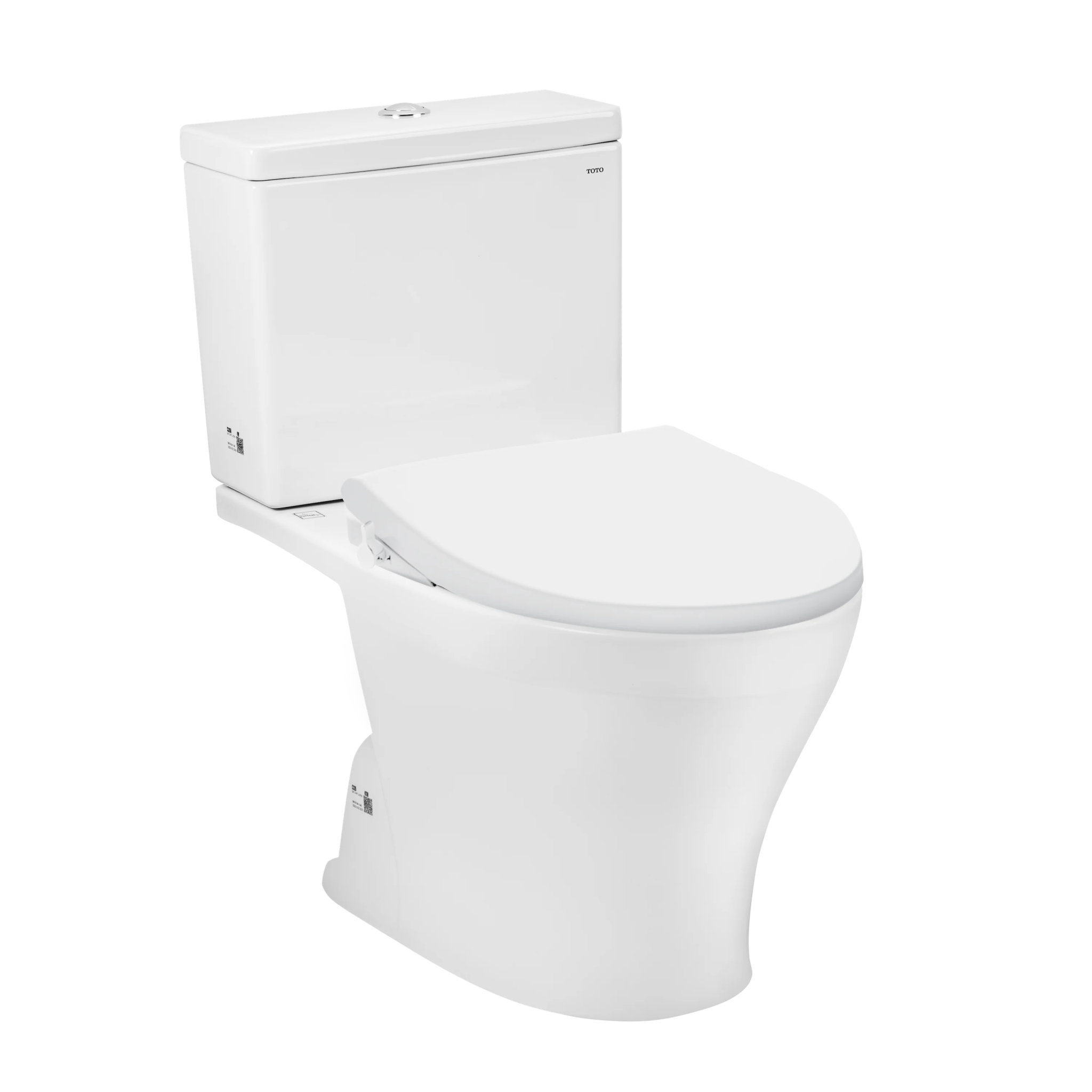 Bàn cầu 2 khối kèm nắp rửa cơ ECOWASHER TCW1211A CS326DE4XW - Daisan Store