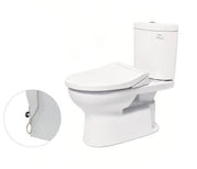 Bàn cầu hai khối, nắp đóng êm kèm vòi rửa nước lạnh TCW07S CS325DRE2W - Daisan Store