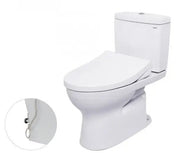 Bàn cầu hai khối, nắp đóng êm kèm vòi rửa nước lạnh TCW1211A CS320DRE4W - Daisan Store