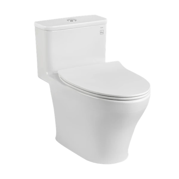 Bàn cầu một khối kèm nắp đóng êm TC395VS MS857DT10XW - Daisan Store