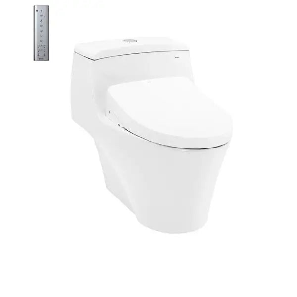 Bàn cầu một khối kèm nắp rửa điện tử WASHLET dòng S7 TCF4911EZ MS823CDRW12 - Daisan Store