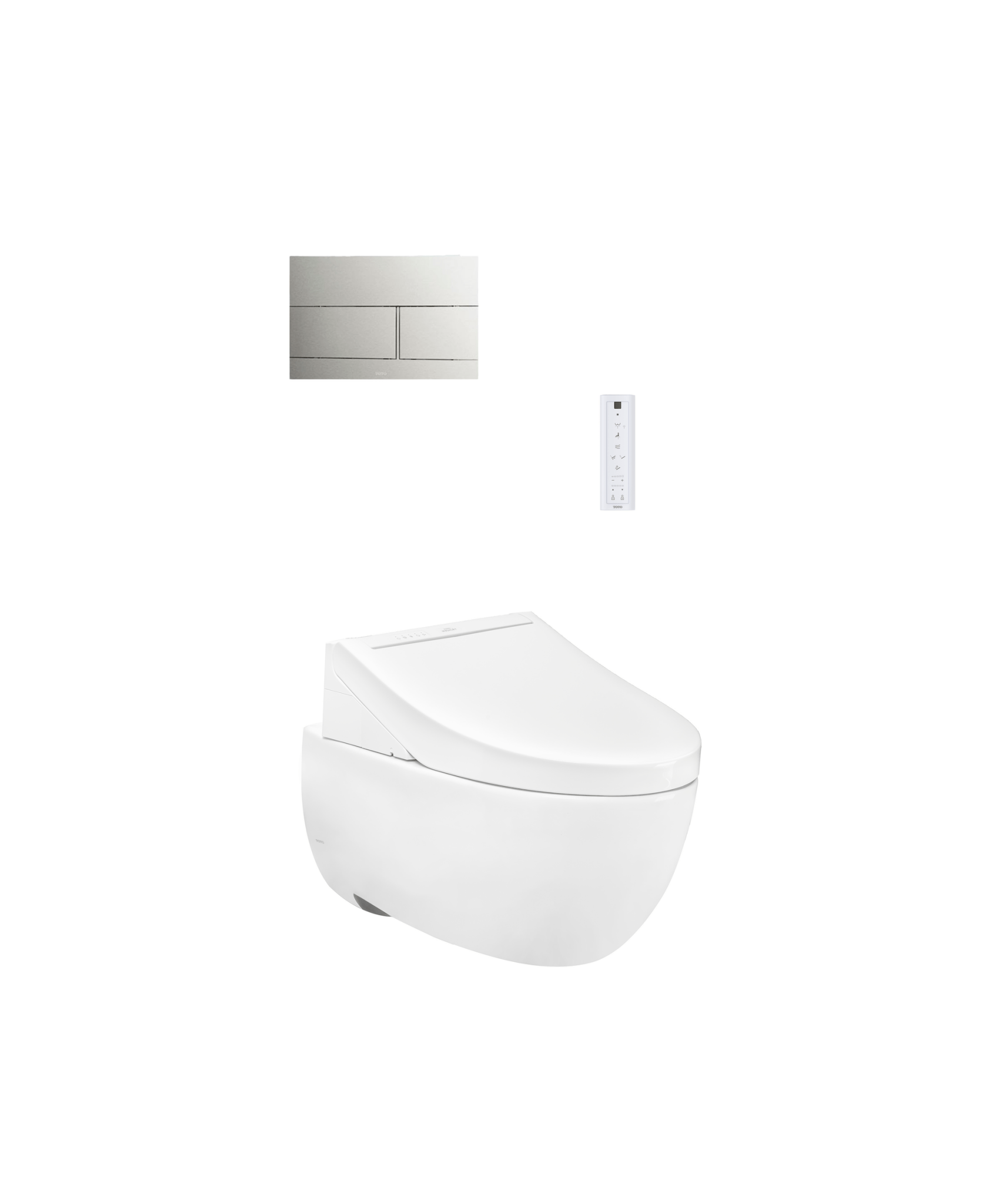 Bàn cầu treo tường kèm nắp rửa điện tử WASHLET C5 CW812REA_TCF24460AAA_WH172AT_TCA465_MB171PSS - Daisan Store