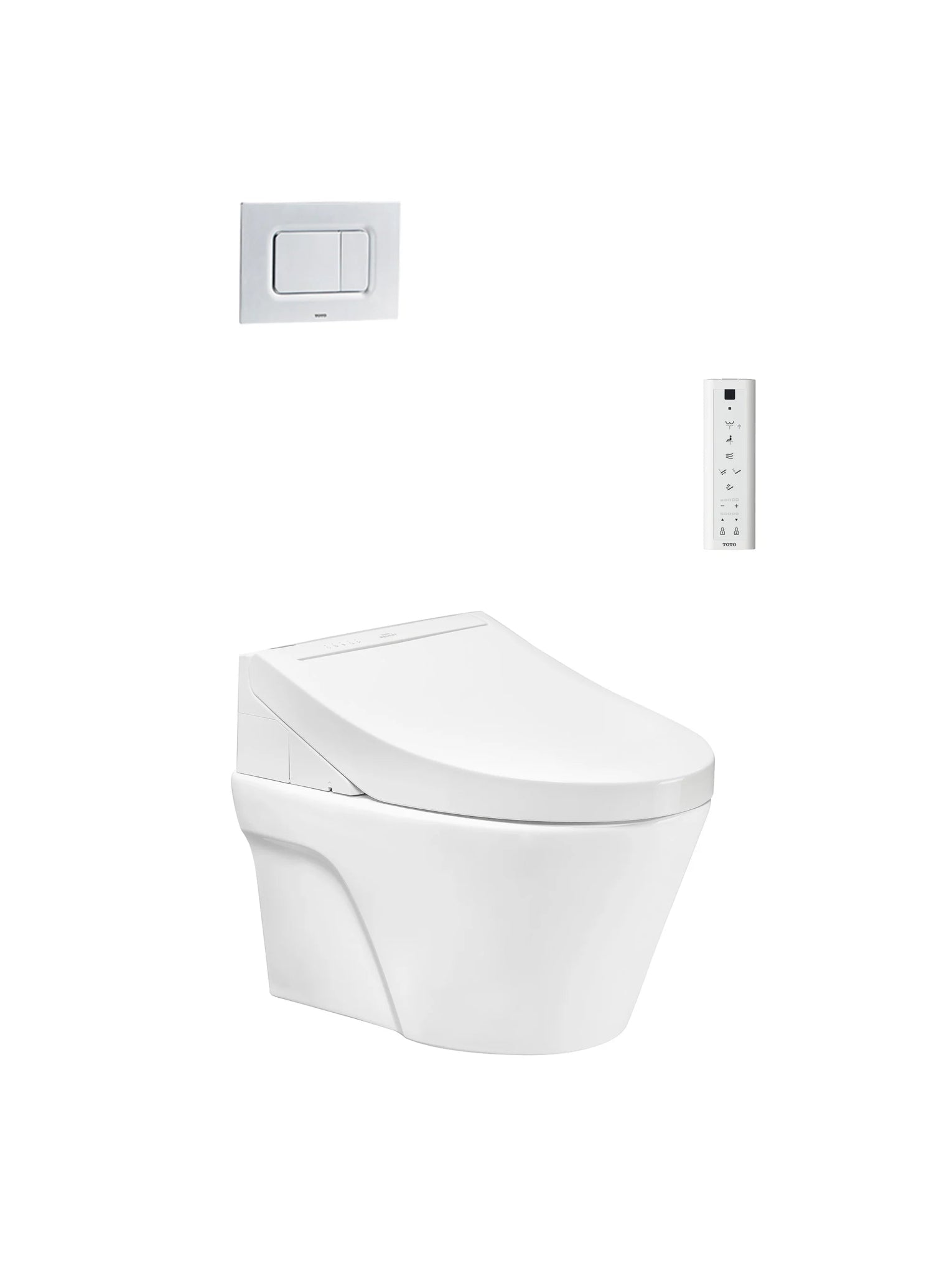 Bàn cầu treo tường kèm nắp rửa điện tử WASHLET C5 CW822REA_TCF24460AAA_WH172AT_TCA465 - Daisan Store
