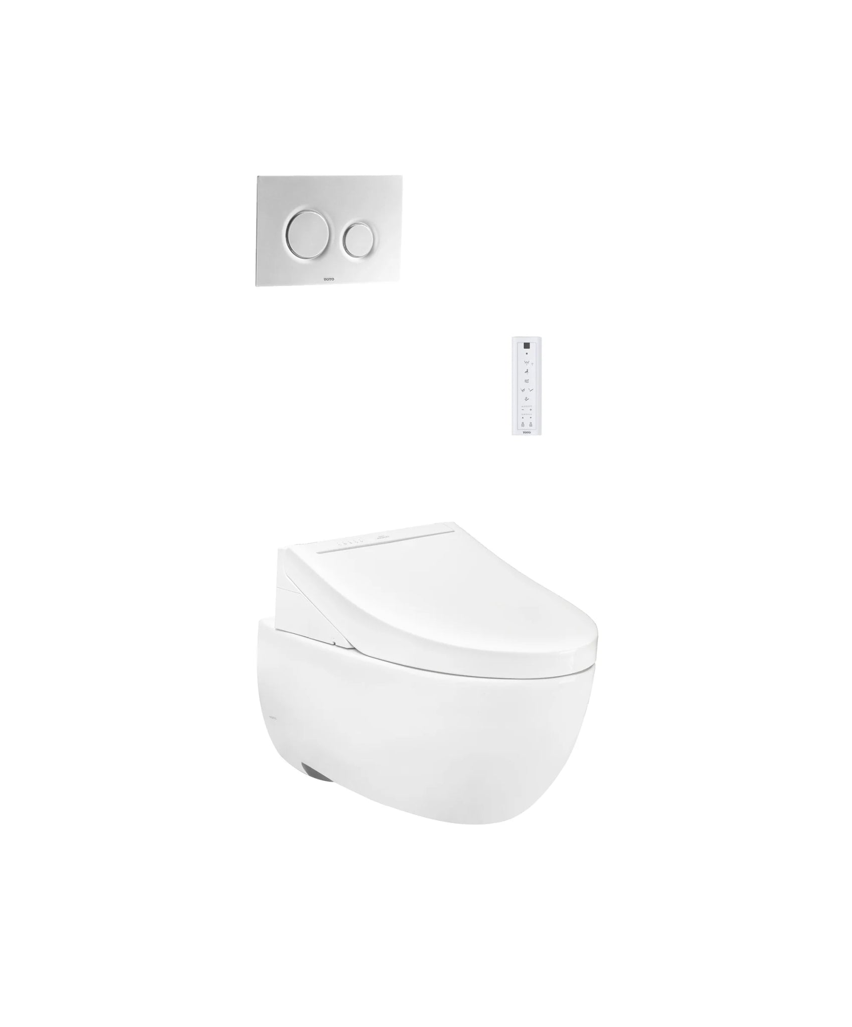 Bàn cầu treo tường LP Series kèm nắp rửa điện tử WASHLET C5 CW812RA_TCF24410AAA_WH172A_MB174PWH - Daisan Store