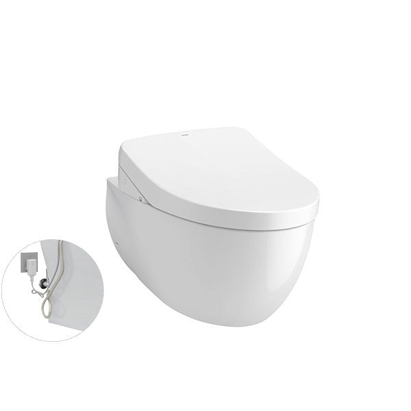 Bàn cầu treo tường LP Series kèm nắp rửa điện tử WASHLET CW812RA_TCF4911Z_WH172A - Daisan Store