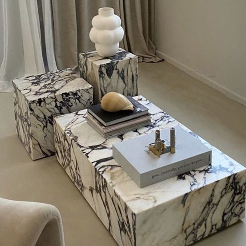 Bàn Đầu Giường Calacatta Viola Bella Đá Cẩm Thạch - Daisan Store