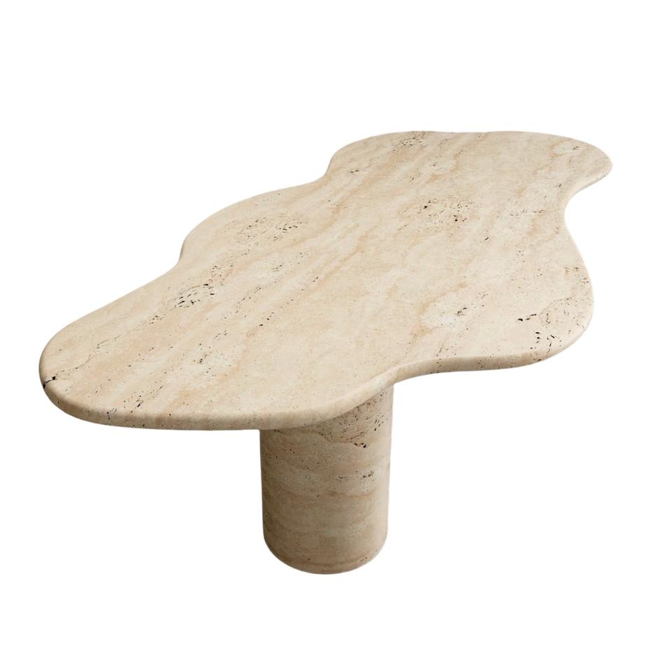 Bàn Trà Chữ Nhật Đá Cẩm Thạch & Gỗ Sang Trọng - Daisan Store