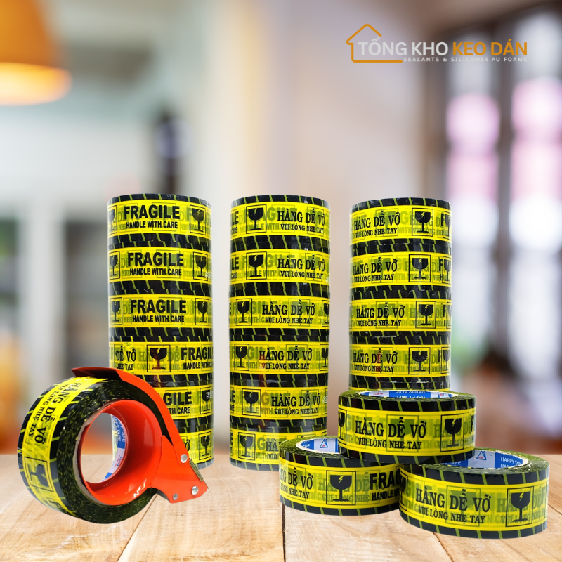 Băng dính hàng dễ vỡ loại vừa – Daisan Store