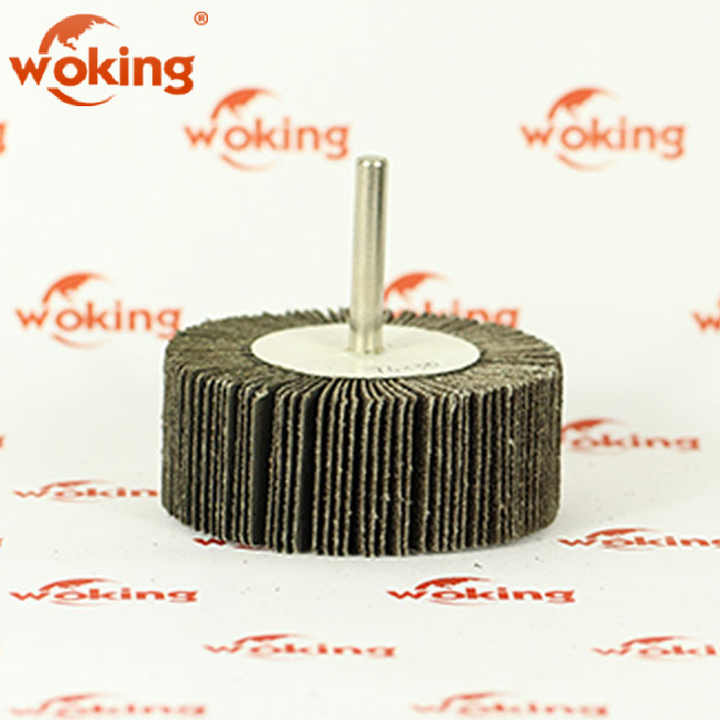 Bánh xe vải mài mòn có trục chính để đánh bóng kim loại trong tường - Daisan Store