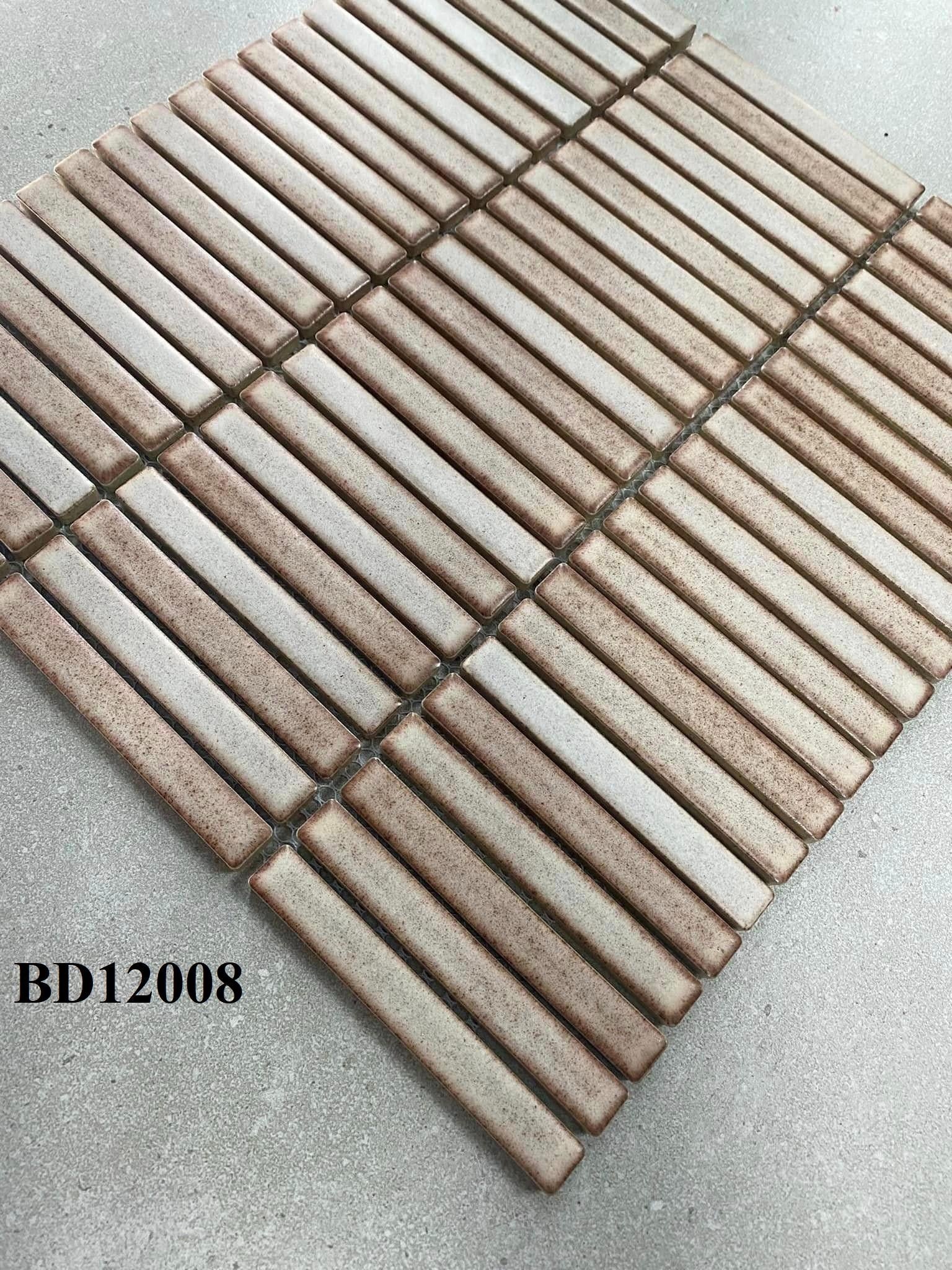 Gạch Mosaic que đũa mã BID12008