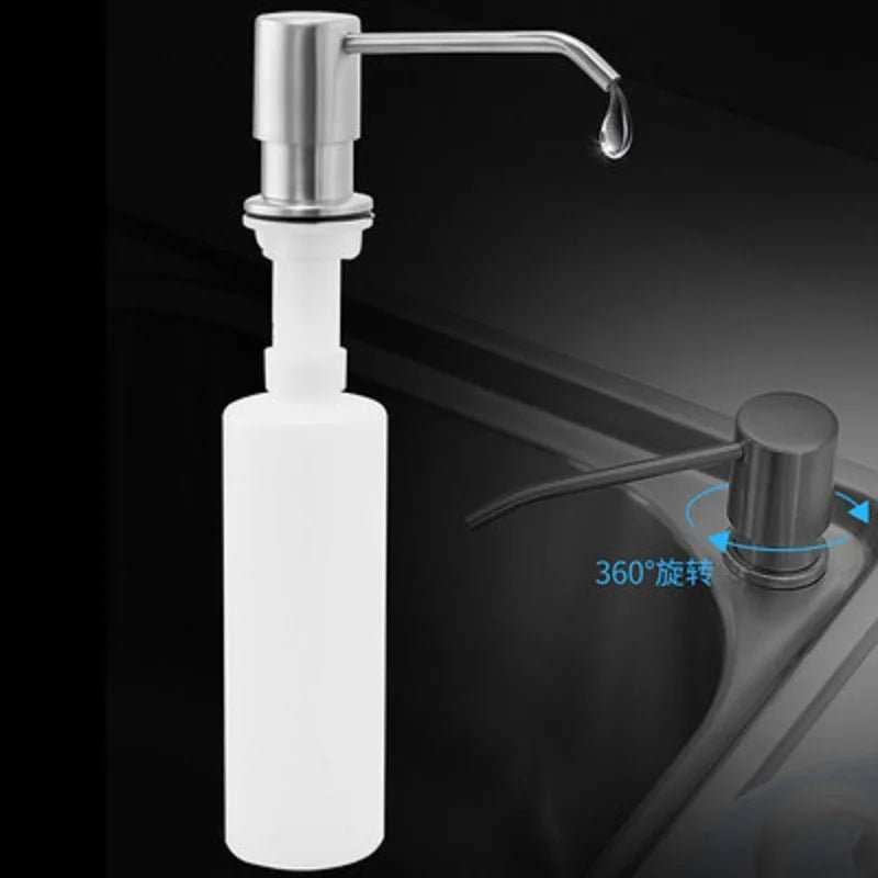 Bình Xà Phòng Rửa Chén Gắn Bồn Inox 500ML Tiện Dụng - Daisan Store