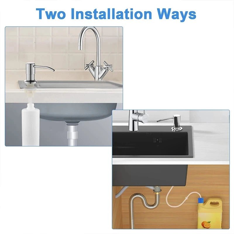 Bình Xà Phòng Rửa Chén Gắn Bồn Inox 500ML Tiện Dụng - Daisan Store