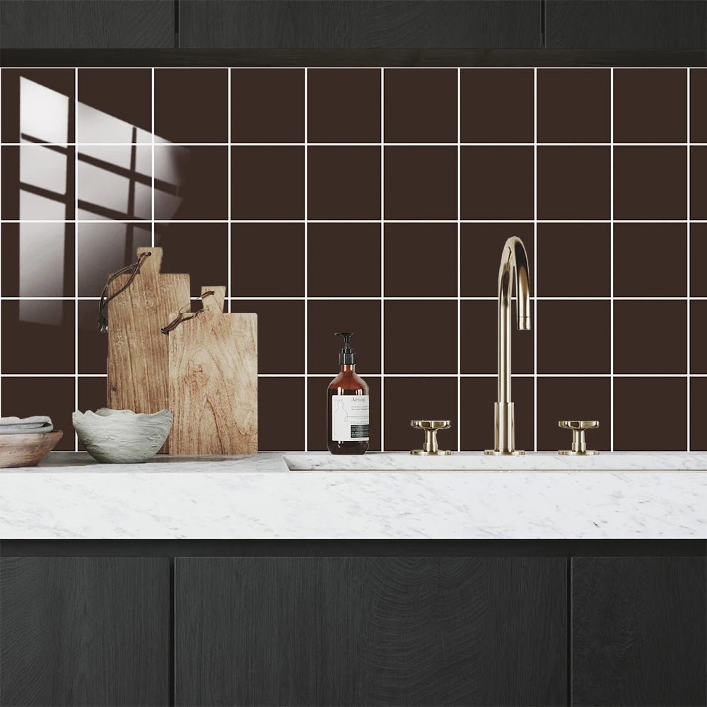 Bo 10 Dan Gach Den Kim Cuong Dan Tuong Bep Chong Dau Nuoc - Daisan Store