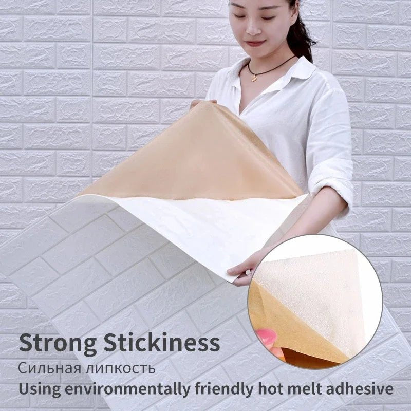 Bo 10 Mieng Dan Tuong 3D Self Adhesive Trang Tri Phong Khach - Daisan Store