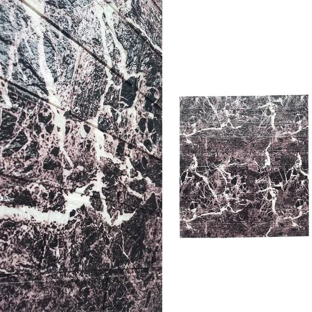 Bộ 10 Món Dán Tường 3D Dính Nước Phòng Khách 70X77CM - Daisan Store