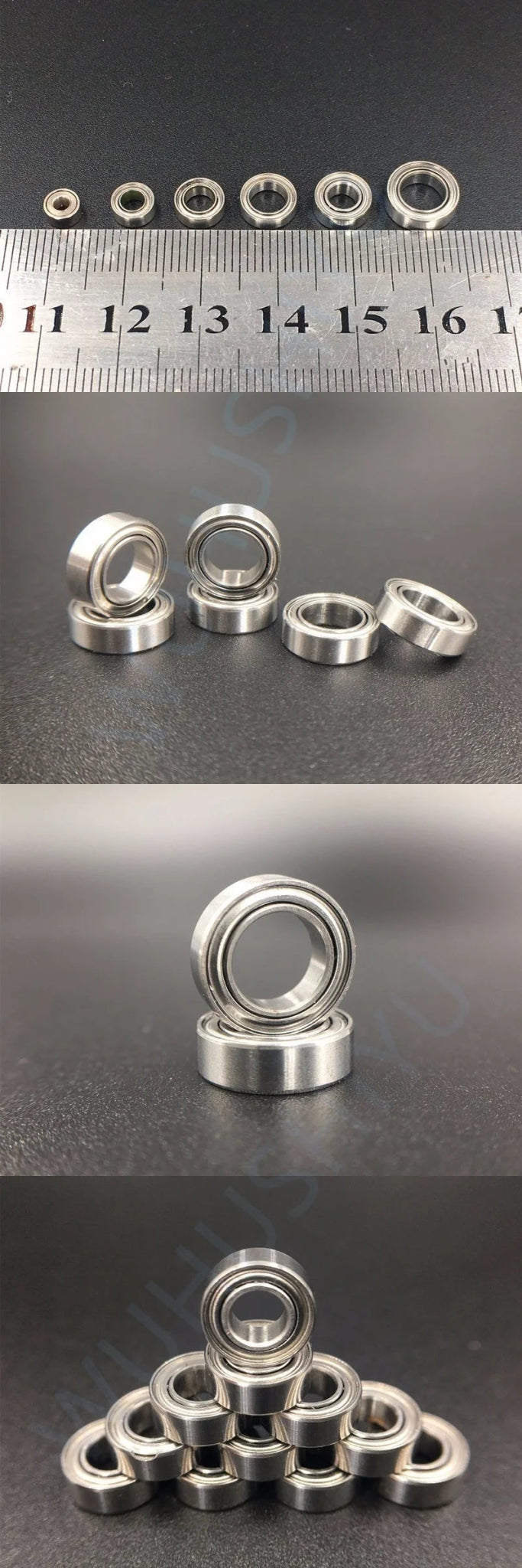 Bộ 10 Vòng Bi Miniature MR62ZZ - MR115ZZ Chính Hãng - Daisan Store