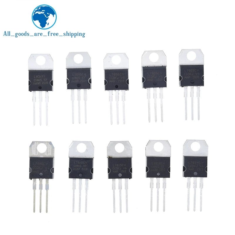 Bộ 10/30 IC ổn áp LM317T L78xx L79xx đa dạng dòng - Daisan Store