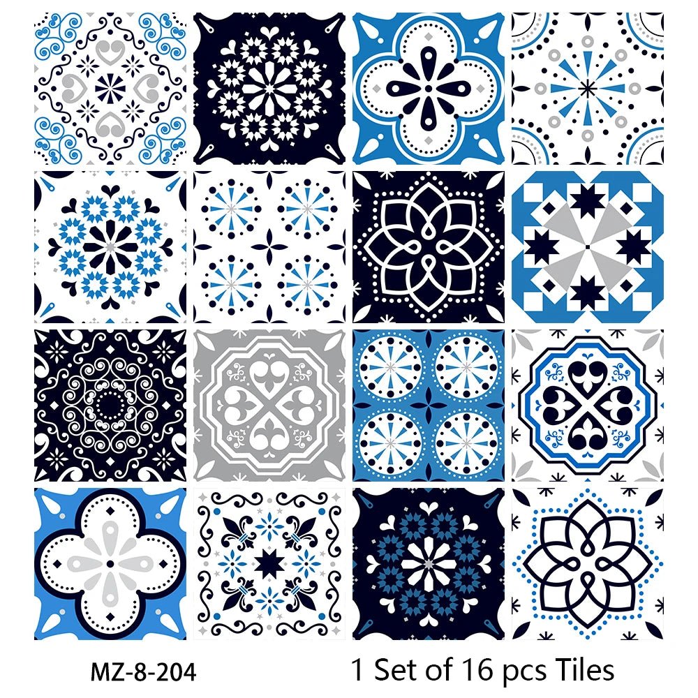 Bo 16 Mieng Dan Tuong Gach Matte Khong Tham Nuoc Nha Bep - Daisan Store