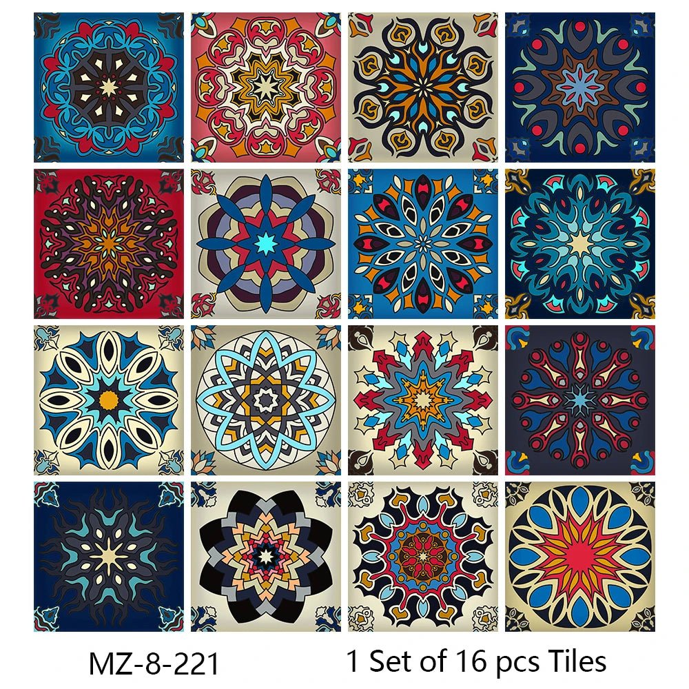 Bo 16 Mieng Dan Tuong Gach Matte Khong Tham Nuoc Nha Bep - Daisan Store