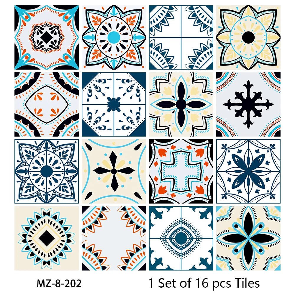 Bo 16 Mieng Dan Tuong Gach Matte Khong Tham Nuoc Nha Bep - Daisan Store