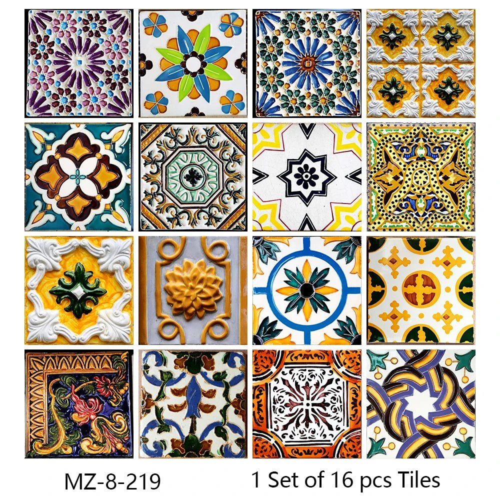 Bo 16 Mieng Dan Tuong Gach Matte Khong Tham Nuoc Nha Bep - Daisan Store