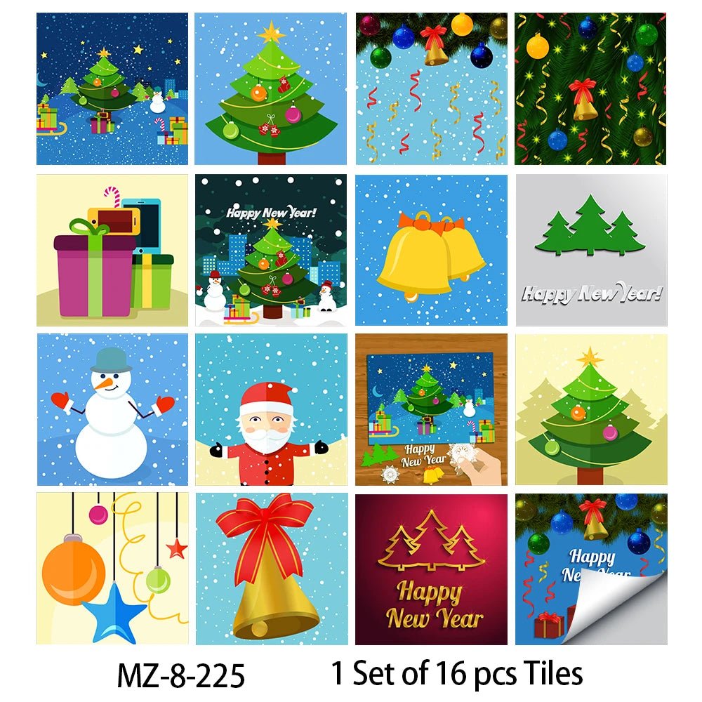 Bo 16 Mieng Dan Tuong Gach Matte Khong Tham Nuoc Nha Bep - Daisan Store