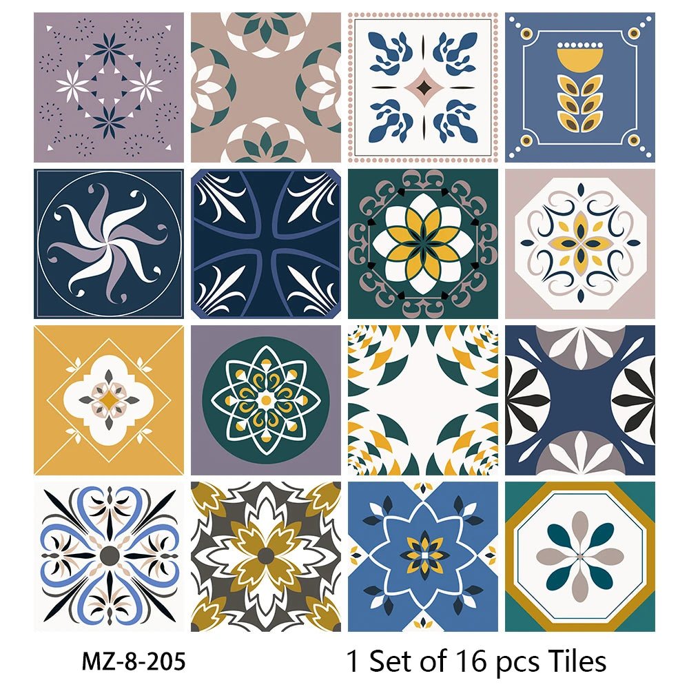 Bo 16 Mieng Dan Tuong Gach Matte Khong Tham Nuoc Nha Bep - Daisan Store