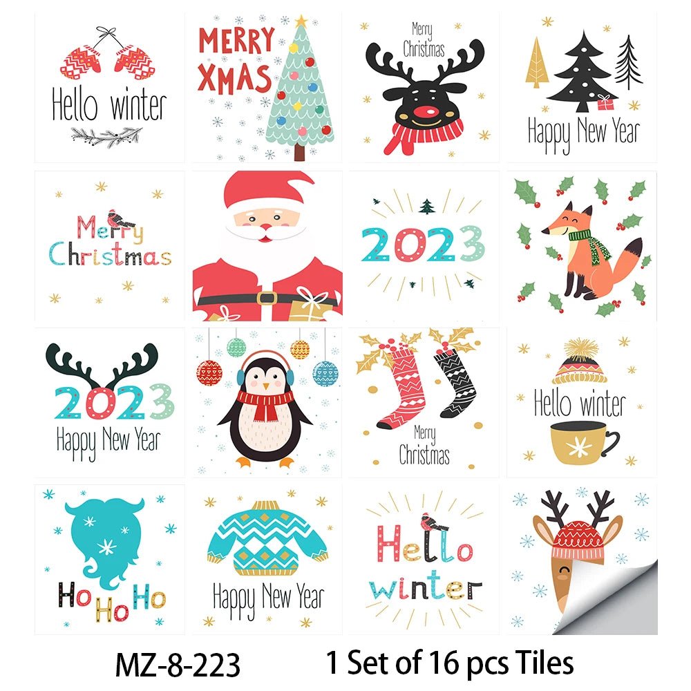 Bo 16 Mieng Dan Tuong Gach Matte Khong Tham Nuoc Nha Bep - Daisan Store