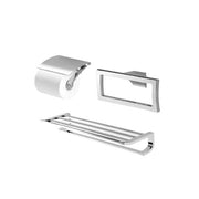 Bộ 3 sản phẩm G: lô đựng giấy vệ sinh, vòng treo khăn & Thanh vắt khăn 2 tầng YS903N3V - Daisan Store