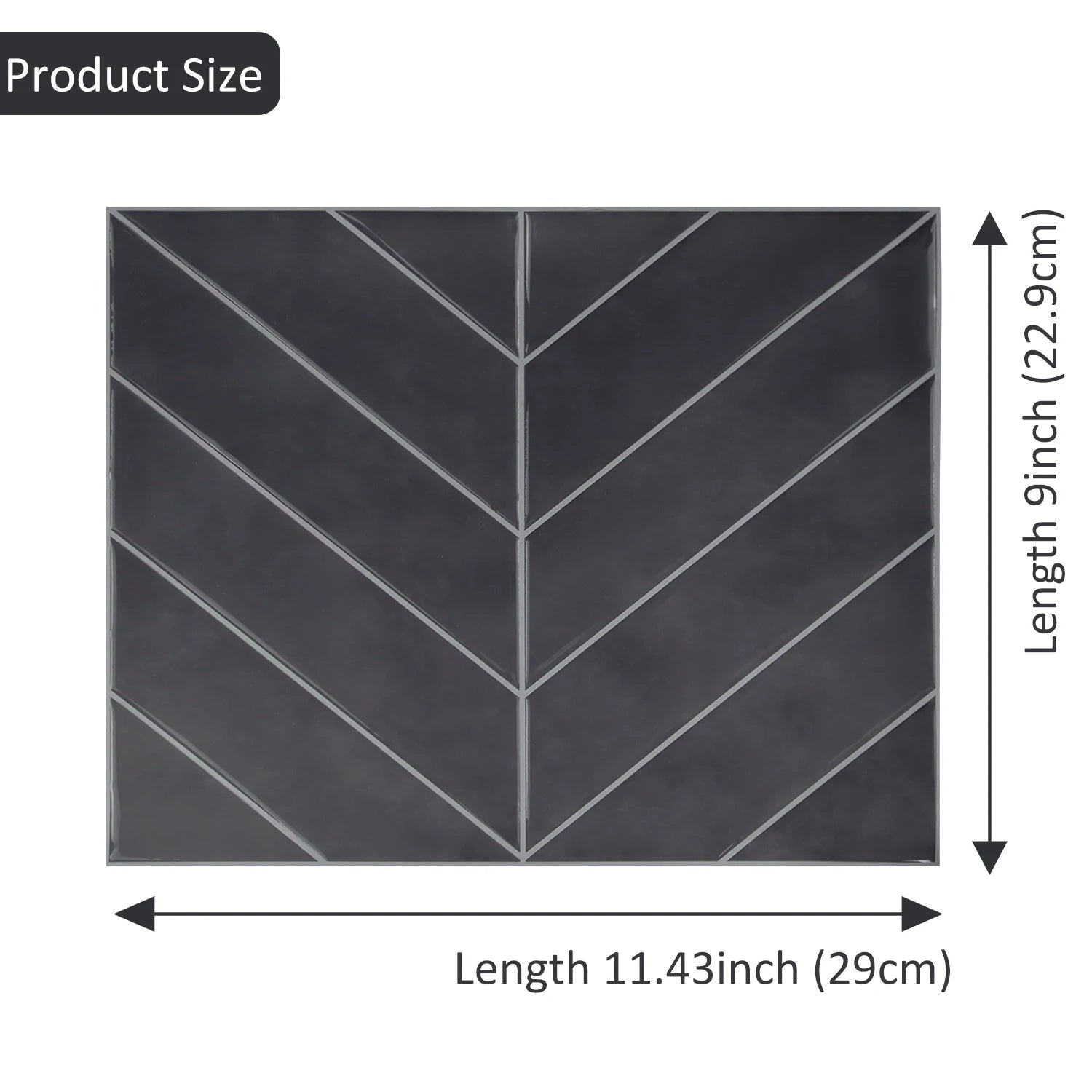 Bộ 3 Tờ Dán Tường Gạch 3D Chống Thấm Chịu Nhiệt Dễ Xóa - Daisan Store