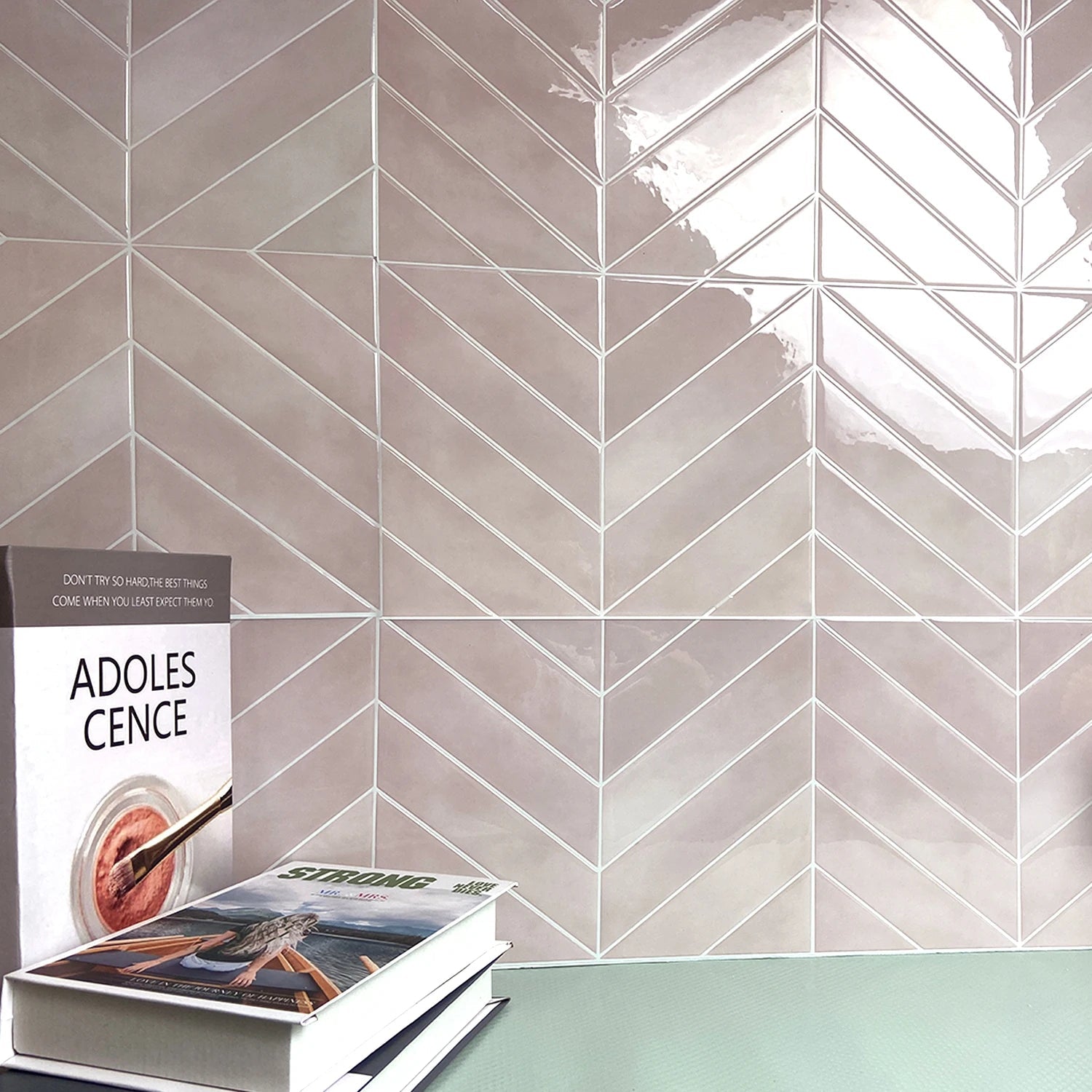 Bộ 3 Tờ Dán Tường Gạch 3D Chống Thấm Chịu Nhiệt Dễ Xóa - Daisan Store