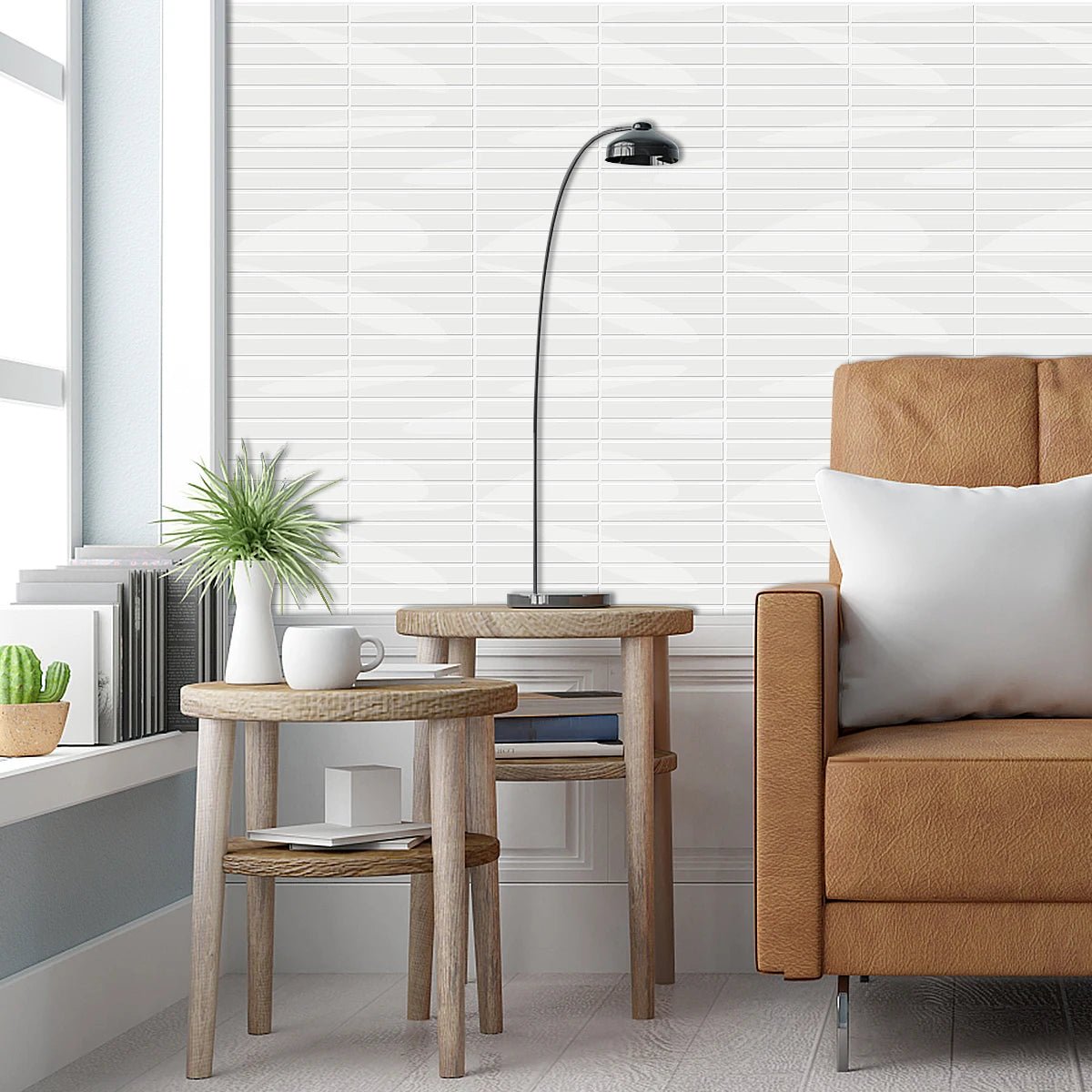 Bộ 5 Miếng Dán Tường 3D Subway Trang Trí Nhà Bếp - Daisan Store