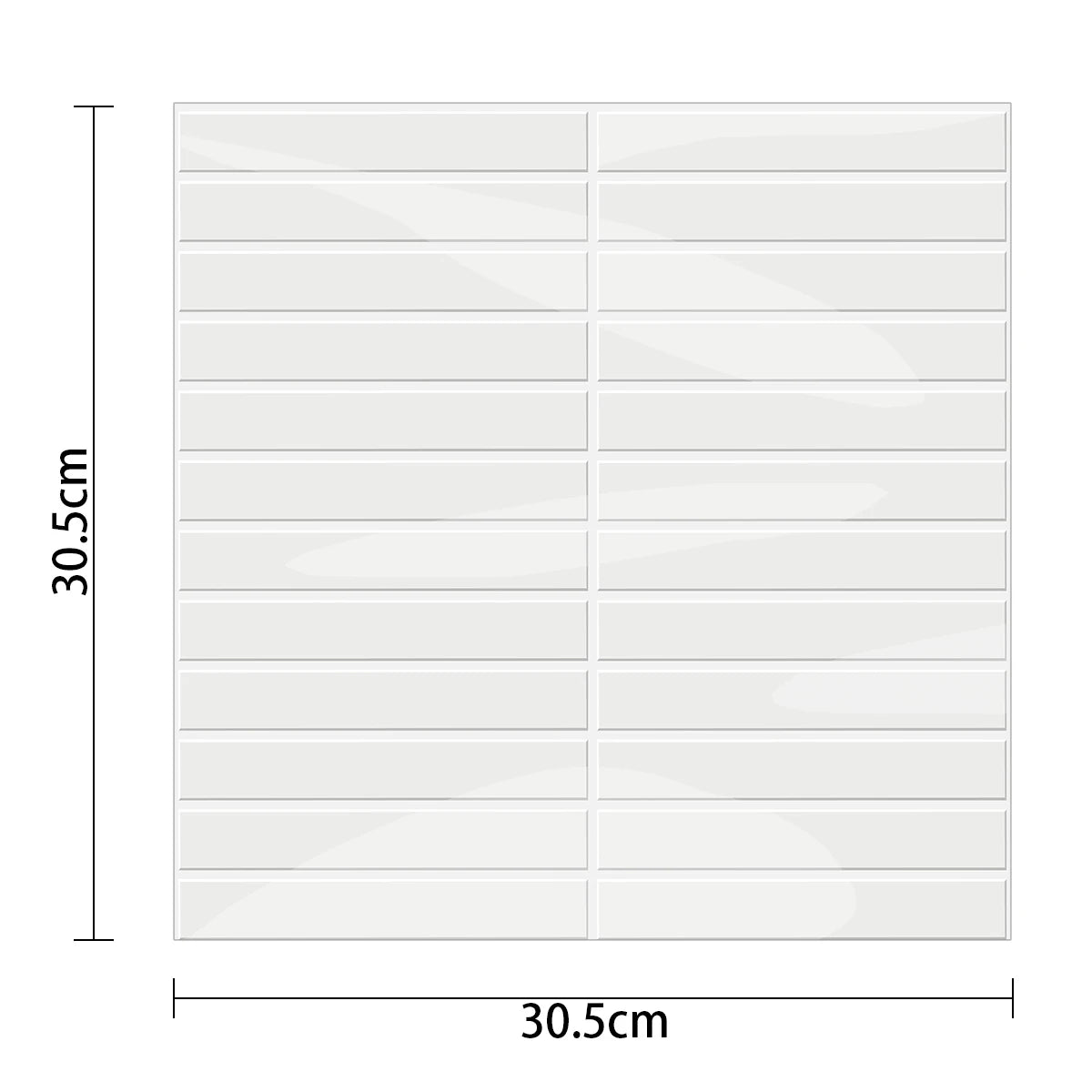 Bộ 5 Miếng Dán Tường 3D Subway Trang Trí Nhà Bếp - Daisan Store