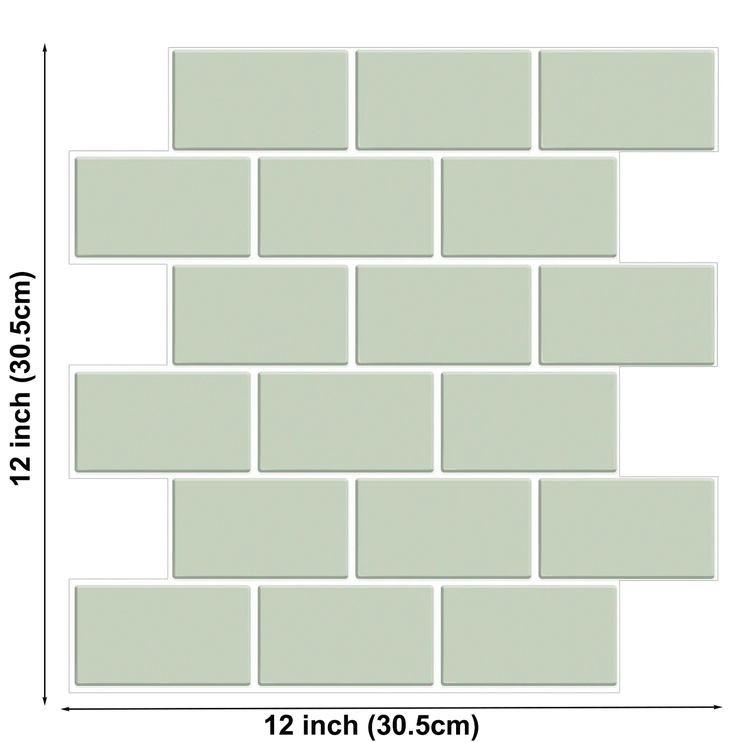 Bộ 5 Miếng Dán Tường 3D Subway Trang Trí Nhà Bếp - Daisan Store