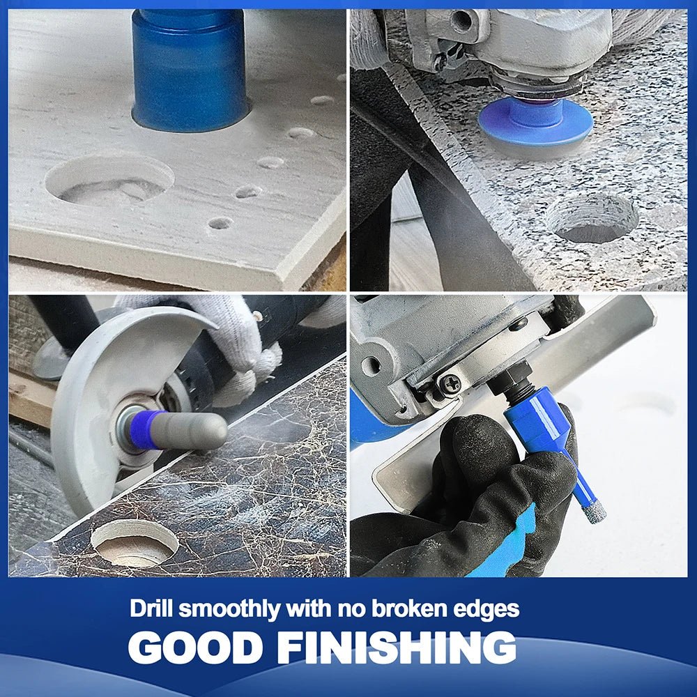 Bộ 9 Mũi Khoan Kim Cương Cho Gốm Sứ Đá Marble Granite - Daisan Store