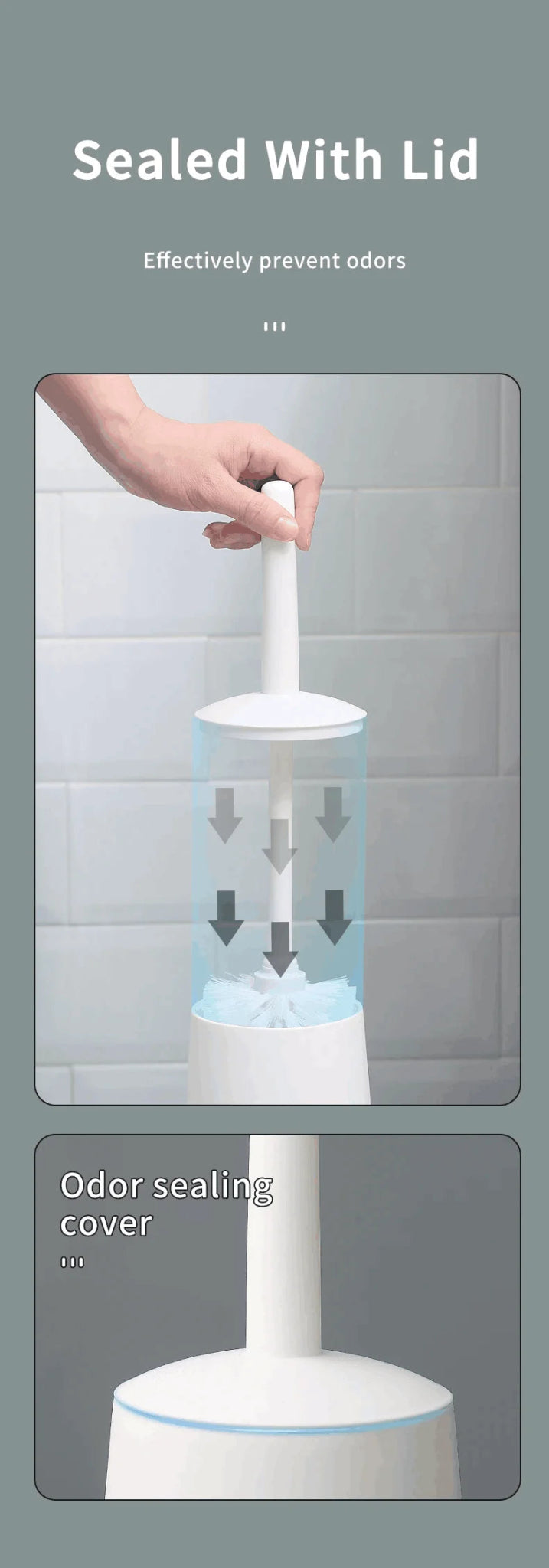 Bộ Chổi Cọ Nhà Vệ Sinh Siêu Dài Đầu Mềm Linh Hoạt - Daisan Store